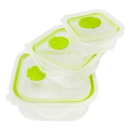 Aquila Juego De Recipientes Cuadrados Sea Shell Verde - Jr7179