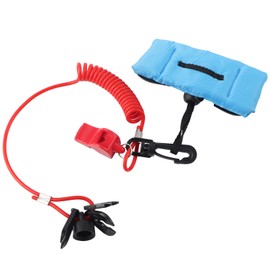 Marine Motor Kill Switch Key Set Emergency Flameout Retractable Flexible for Outboard Engine Yacht