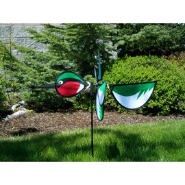 In the Breeze Baby Bird and Bug Garden Spinner, Hummingbird