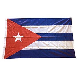4LessCo 3x5 Ft Cuba Flag Deluxe Cuban Embroidered Nylon