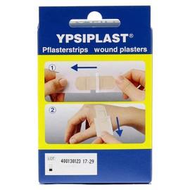 Ypsiplast Waterproof Plaster Strips Box of 50 2.5 x 7.2 cm