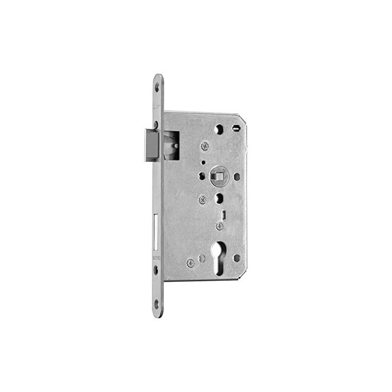BMH Mortise lock PZW right DM65 Meisterstück with round end
