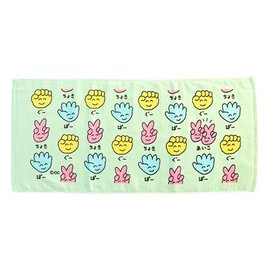 Oktani Corporation Oeki-san Series Face Towel, 100% Cotton