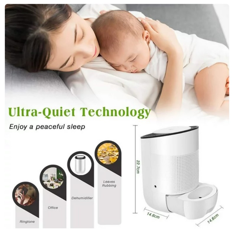 Honati Mini Portable Compact Dehumidifier (600 ml) Auto Shut Off