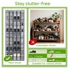 Unjumbly Over the Door Shoe Organizer with 40 Large Breathable
