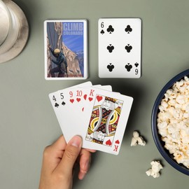 Lantern Press Rocky Mountain National Park, Colorado, Rock Climber (52 Playing Cards, Poker Size Card Deck with Jokers)