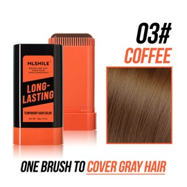 Disposable Long-Lasting Temporary Hair Color Brush, 20g/0.7oz (Coffee, 20g)
