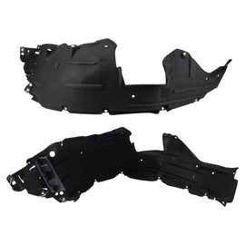 TRQ Front Inner Fender Liner Set Compatible with 2016-2018 Honda HR-V HO1248171 HO1249171