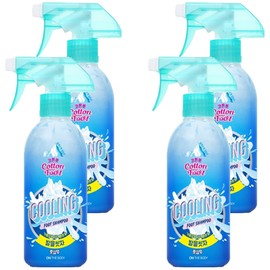 On the Body Cotton Foot Let's Wash Your Feet Cooling Foot Shampoo, 1 Pack, 4 Packs, 385ml / 온더바디 코튼풋 발을 씻자 풋샴푸 쿨링, 1개입, 4개, 385ml