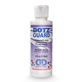Diamond Dotz Accessories Dotz Guard Diamond Painting Sealer, Clear Finish Diamond Art Sealer, Protects Diamond Art, Durable Glossy Glaze for Craft Projects