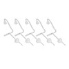 5pcs Sound Amplifier Tubes Single Layer Eartips Replacement Accessory Reduce
