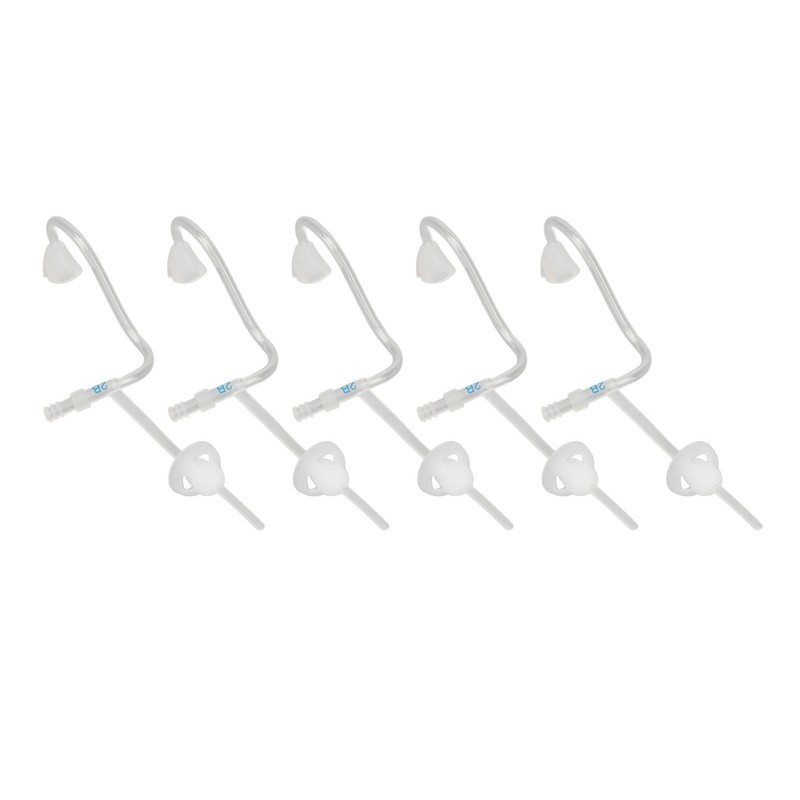 5pcs Sound Amplifier Tubes Single Layer Eartips Replacement Accessory Reduce