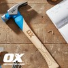 OX Tools Pro Series 18oz California Framing Hammer, Milled Face