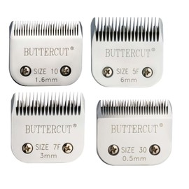 Geib Buttercut Stainless Steel 4 Piece Blade Kit Set Includes Sizes 30 10 7F 5F