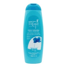 Maja Gel de Baño Perfumado 400 ml con Glicerina Aroma Aqua Turquesa Hidrata la Piel