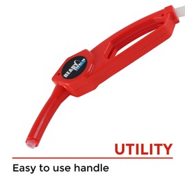 Battery Powered Fuel, Liquid, Gas, Water Transfer Portable Pump with Easy Light Weight Handle Transfer from Car, Tractor, Boat Etc