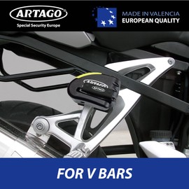 Artago K400 Universal Motorcycle Brake Disc Lock Mount Bracket 30X14 and 30X10 Foot Pegs V-Bars