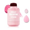 Cooling Water Jelly Tint Lip Cheek Blush, Buildable Sheer Makeup