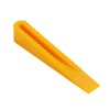 Tile Leveling System Plastic Leveler Spacers Wedges 100-Pack Yellow for