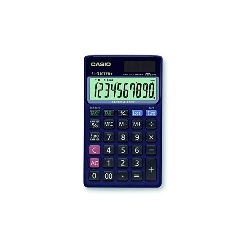 Casio SL-310TER + Financial Calculator 10 Digit
