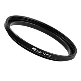 49mm to 52mm Step-Up Ring Filter adapter (49mm-52mm) Camera Filter Ring for 52mm UV ND CPL Filter (MPIXO)