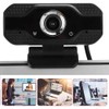 Lazmin112 Web Camera, 1080P USB Computer Camera with Microphone, Plug