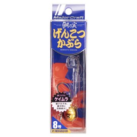 Major Craft TM-GK Tairaba Sea Bream Nomi Genkotsu Cabra, No. 8, Red Gold, 1.1 oz (32 g), 1 Lure