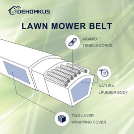 DEHOMKUS 041-1650-00 Mower Deck Belt Replacement for Bad Boy 60" 54" Deck 041165000-5/8" X 168"