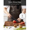Knife Sets for Kitchen with Block, FOHERE 14 Pcs Kitchen