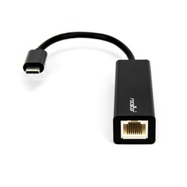 Rocstor Y10A174-B1 Premium USB-C to Gigabit Network Adapter - USB Type-C to Gigabit Ethernet 10/100/1000 Adapter – Compatible with Mac & PC – Plug & Play (No Drivers Needed) - USB 3.1, Black