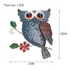Owl Metal Wall Sculpture Metal Animal Wall Hanging Statue Owl
