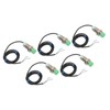5 Pcs Proximity Sensor 2 Wire Normally Open 10mm Detecting
