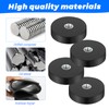 Pavlleen Pack of 8 Rubberised Magnets, Diameter 22 mm, with