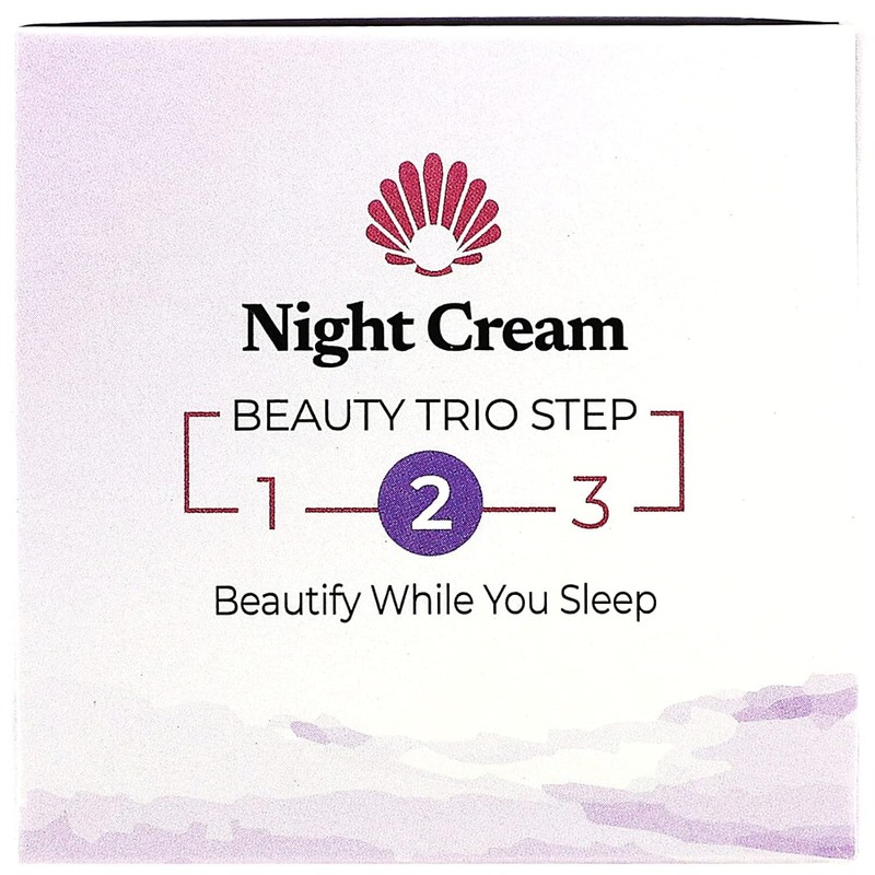 Concha Nacar de Perlop Night Cream, 2 oz - 2pc