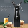 Whipped Cream Dispenser Aluminum Stainless Steel Plastic 500ml Cream Whipper