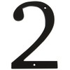 Distinctions 843142 Black Flush-Mount 4-Inch House Number 2