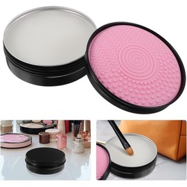 SEWACC Limpiador de Brochas de Maquillaje 100g Jabón Cara para Brocha de Maquillaje para Aluminio Portátil para Uso Exterior