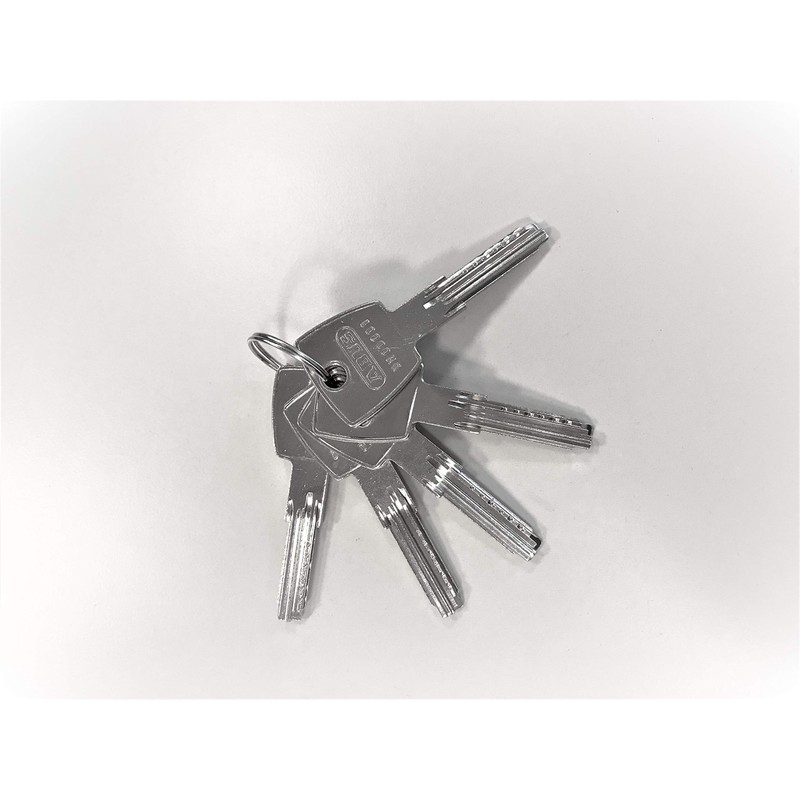 ABUS Knob Cylinder KD6PSN Z50/K50 mm Bkn Nickel-Plated