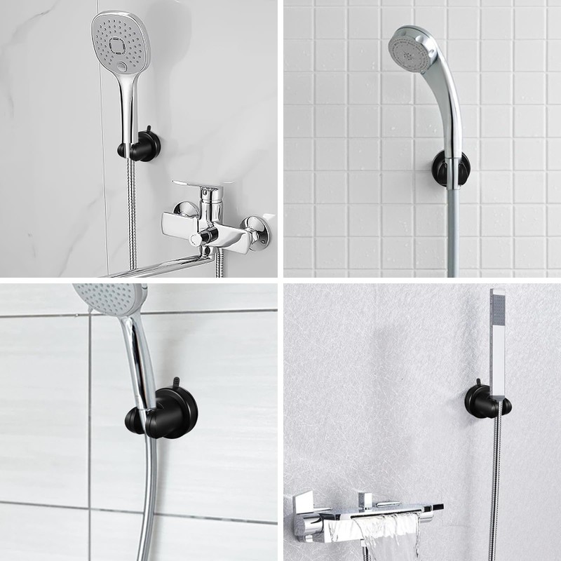 Suction Cup Shower Head Holder, Adjustable Relocatable Shower Handle Wand