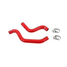 HPS High Temp Reinforced Silicone Red Radiator Coolant Hose Kit, 57-2141R-RED