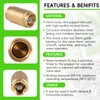 1" Check Valve, Backflow Preventer for Water/Irrigation Systems - 200