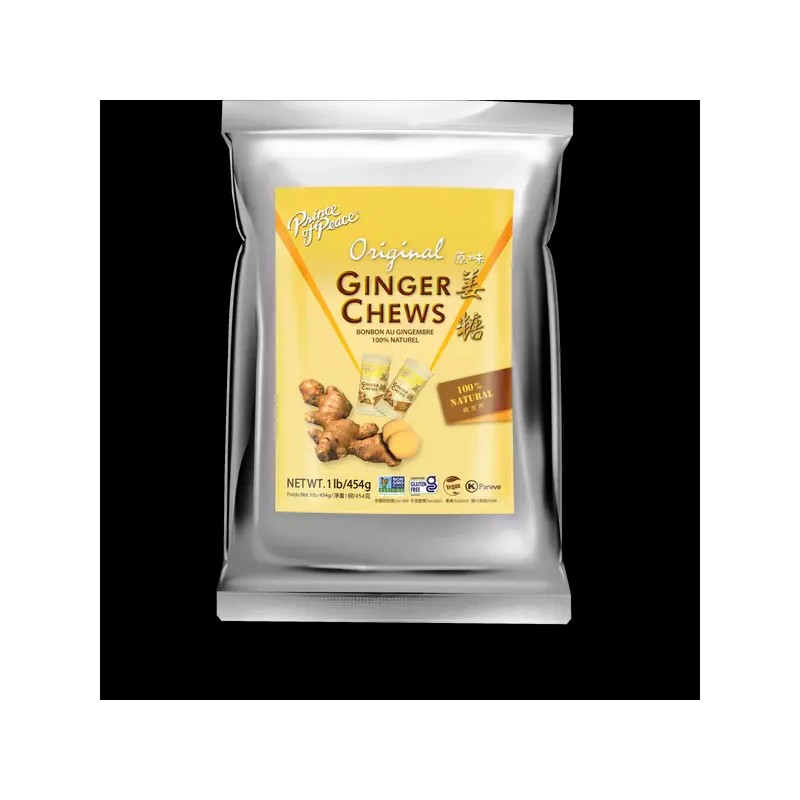 Prince of Peace Ginger Chews, 1 Lb, OriginalLemon - Original