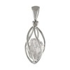 Starborn Starborn Herkimer Quartz 925 Sterling Silver Caged Pendant