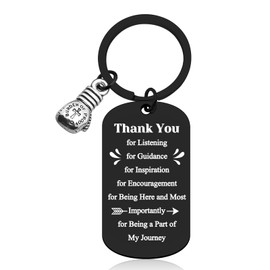Vadaka Boxing Thank You Keyring Gift Boxer Fans Gift Appreciation Keyring Gift for Boxing Coach Boxing Lovers Gift Retirement Jewelry Gift for Boxer Boxing Gloves Keyring Christmas Thanksgiving Gift