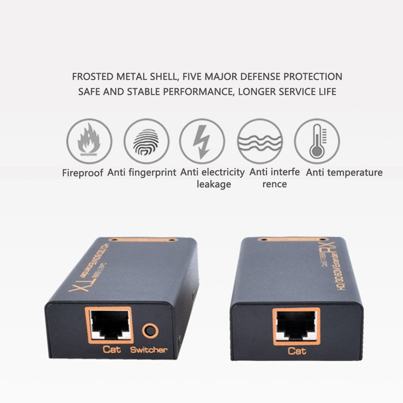 HD Multimedia Interface Extender By Single Cat 6/7‑5688 DC 5V