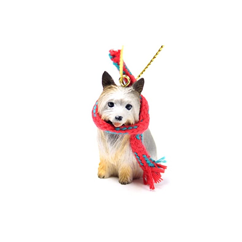 Conversation Concepts Silky Terrier Tiny Miniature One Christmas Ornament -
