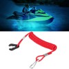Outboard Engine Ignition Emergency Kill Stop Switch Key Lanyard Rope