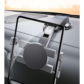 Kusport Dashboard Tablet Holder for Car Suction Cup Car Mount with Large Clamp for All 6"-11" Tablet