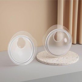 Colector de Leche Materna, 2PCS Conchas Recolectoras para Lactancia, 30ML Recolector de Leche Materna Mientras Amamanta para Evitar Derrames, PP de Grado Alimenticio sin BPA Protectores para Lactancia