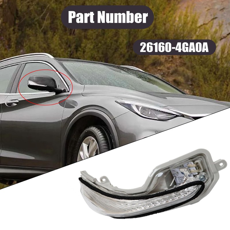 GXARTS One Door Right Side Mirror Turn Signal Light Replace